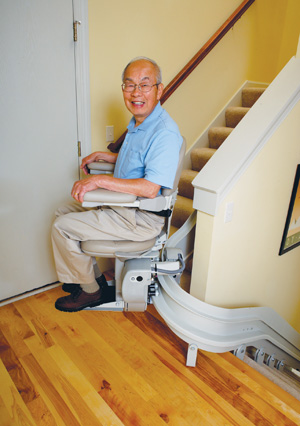 southgate Bruno's CRE-2110 curve stairlift los angeles ca Electra-Ride III