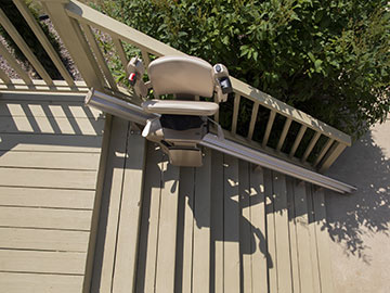 exterior bruno stairlift