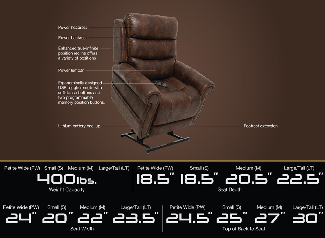 Los Angeles lift chair recliner viva zero gravity 4 motor 