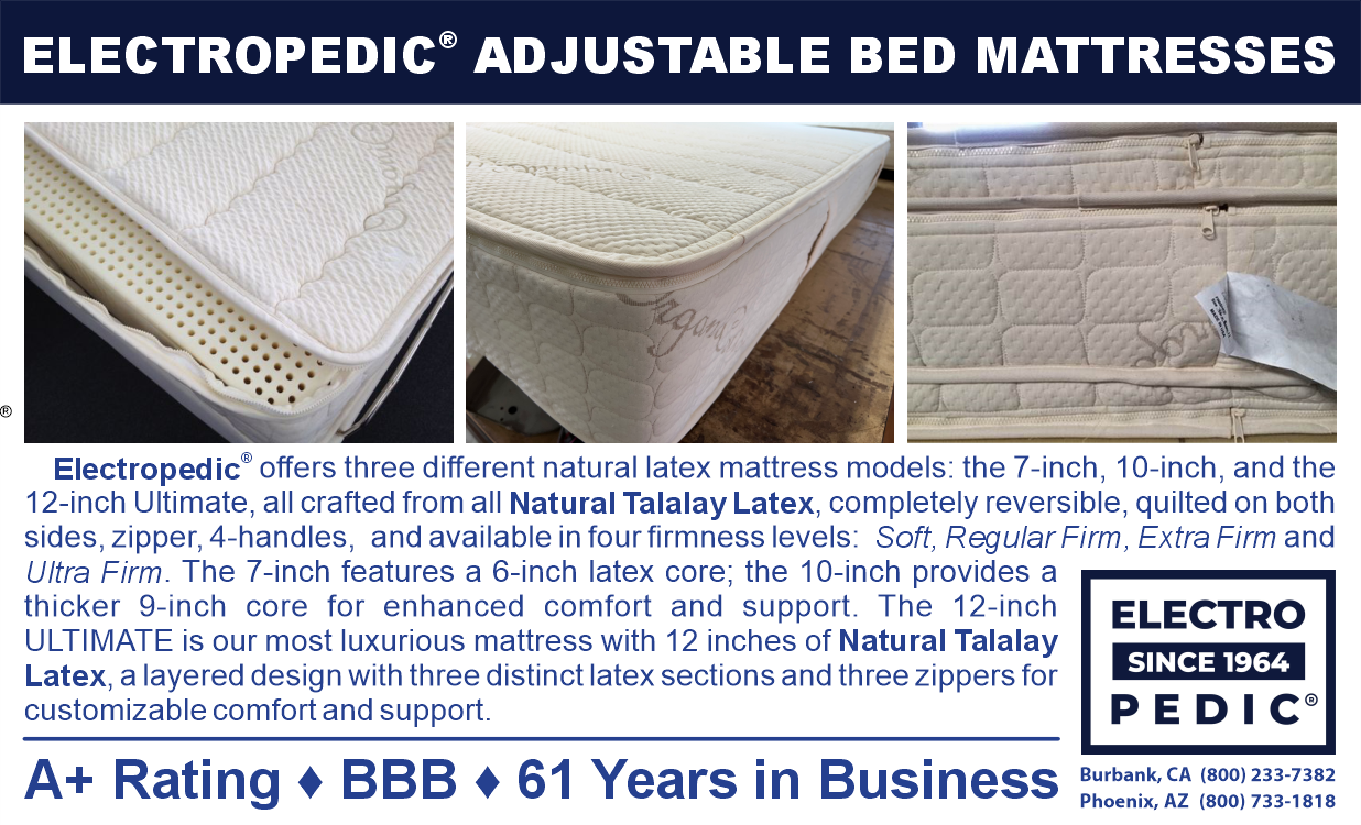 Los Angeles Natural Organic Latex Mattress